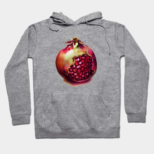 Pomegranate Seeds Shining like Jewels Hoodie by fistikci